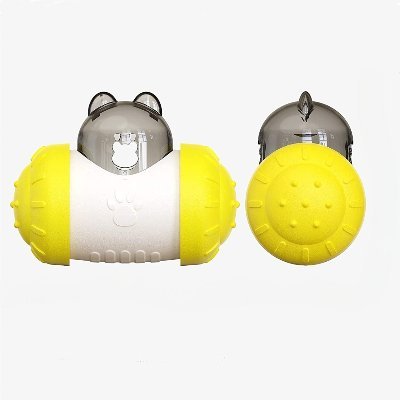 Distributeur de Croquettes pour Chien - BrainChase™ - Jaune - Mon chien malin