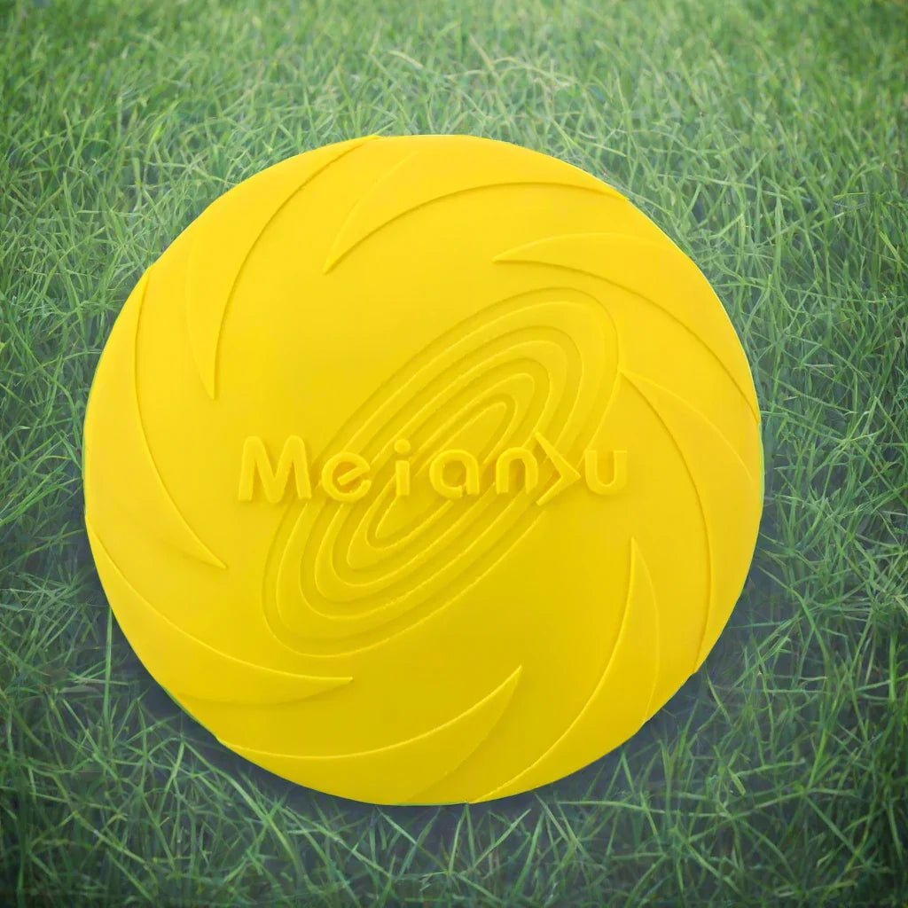 Frisbee Chien - FlyingDiscToys™ - Jaune - Mon chien malin