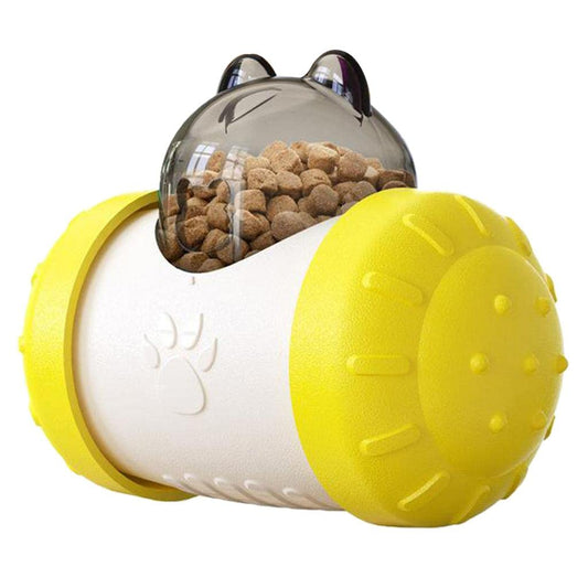 Distributeur de Croquettes pour Chien - BrainChase™ - Jaune - Mon chien malin